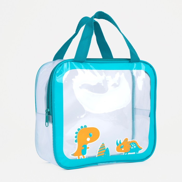 Сумка на молнии, цвет бирюзовый 30650