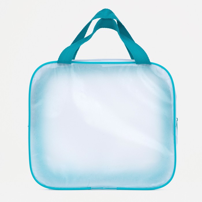 Сумка на молнии, цвет бирюзовый 30650