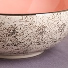 Салатница "Персия", керамика, розовая, 25.5 см, 2.7 л, 1 сорт, Иран - фото 32139218