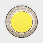 Тарелка керамическая "Персия", глубокая, 550 мл, 19 см, жёлтая, 1 сорт, Иран - фото 4361205