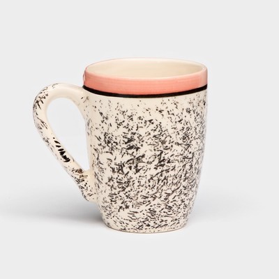 Кружка керамическая «Персия», 350 мл, розовая, 1 сорт, Иран