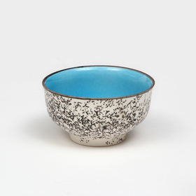 Пиала "Персия", керамика, синяя, 200 мл, Иран