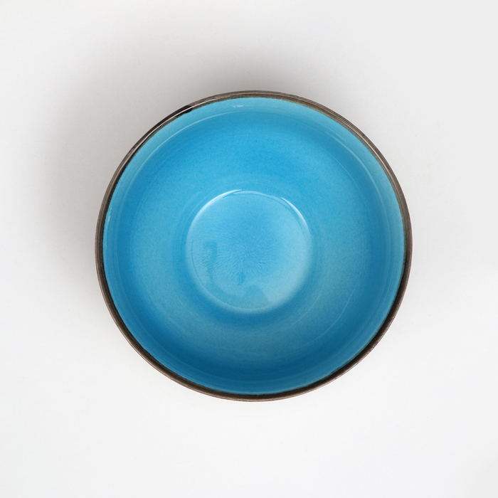 Пиала керамическая "Персия", синяя, 200 мл, 1 сорт, Иран - фото 1885457858