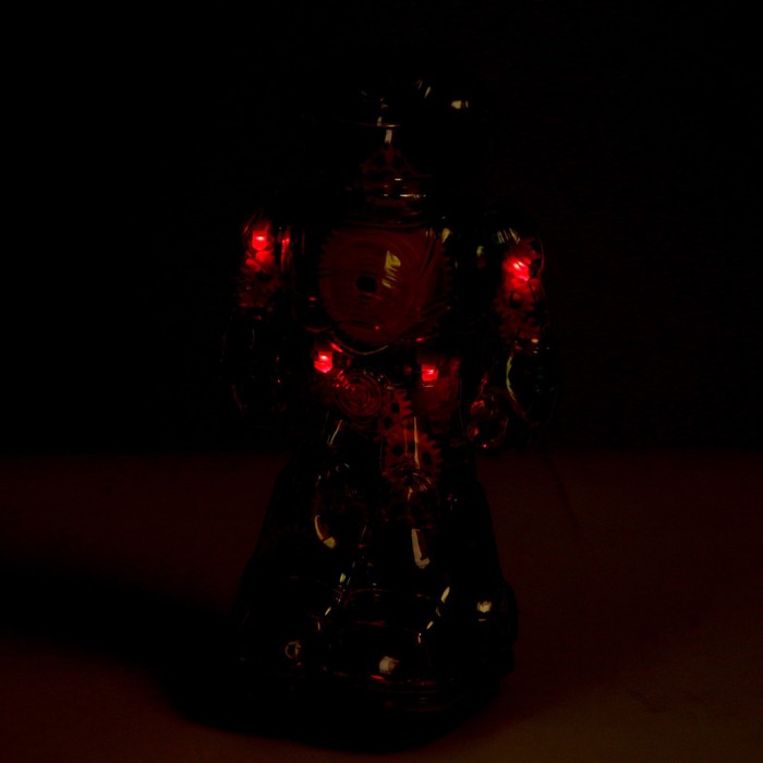 Музыкальный робот «Робби», русское озвучивание, световые эффекты, цвет фиолетовый - фото 1907524843