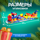 Паровоз «Поезд Дедушки Мороза», работает от батареек - фото 3209883