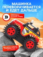 Джип-перевёртыш «Внедорожник», работает от батареек, цвет красный - Фото 2
