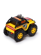 Джип-перевёртыш «Внедорожник», работает от батареек, цвет жёлтый - Фото 3