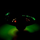 Летающая тарелка UFO, датчик движения, работает от аккумулятора, цвет синий - Фото 8