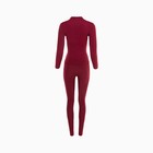 Термобельё женское (джемпер, леггинсы), цвет бордовый, размер 54 (XL) - Фото 10