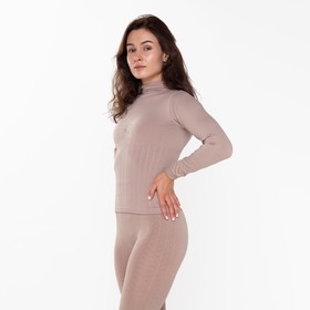 Термобельё женское (джемпер), бежевое, размер 52-54 (XL)