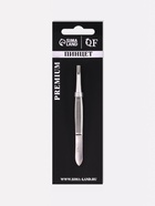 Пинцет для бровей профессиональный, с прямыми кончиками, узкий, 9 см - Фото 6