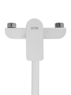 Смеситель для ванны ZEIN Z3415, картридж 35 мм, с душевым набором, цинк, белый/хром - Фото 7
