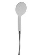 Смеситель для ванны ZEIN Z3415, картридж 35 мм, с душевым набором, цинк, белый/хром - Фото 9