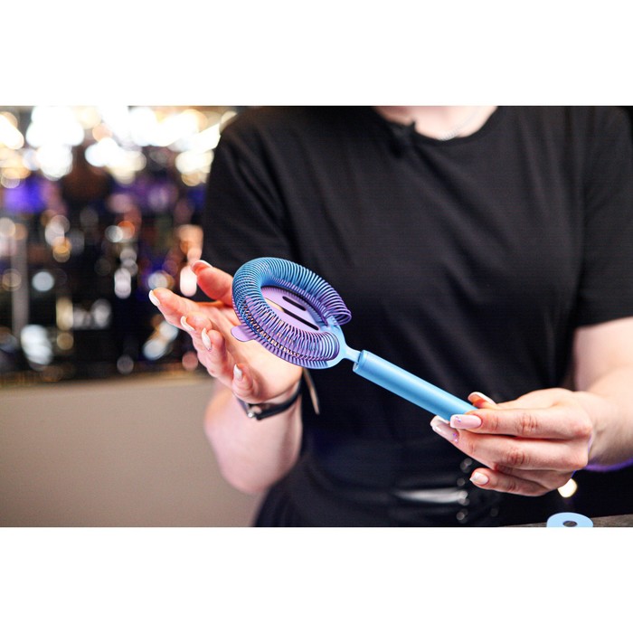 Стрейнер Flume с ушками, 14,3 см, цвет сине-фиолетовый - фото 1888403867