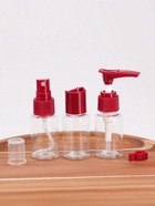 Набор для хранения, в чехле, 6 предметов, прозрачный, бордовый - Фото 2