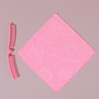 Набор для хранения, в футляре, 9 предметов, цвет прозрачный/розовый - фото 9174309
