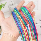 Нити для волос, 90 см, 5 шт, цвет МИКС - Фото 6