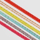 Нити для волос, 90 см, 6 шт, цвет блестящий/МИКС - Фото 3