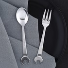 Столовые приборы «Только для мужика. 23 февраля»: ложка и вилка - Фото 4