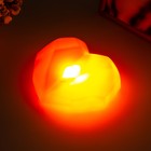 Фигурка световая RISALUX «Сердце», LED-ночник, от батареек, 12×11×4.5 см 7823700 - фото 16435547