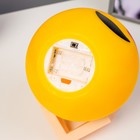 Ночник Смайлик LED от батареек 3хААА желтый 14х14х18 см - фото 21763991