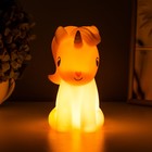 Ночник Милый единорог LED от батареек МИКС 6,5х8,5х12 см RISALUX - фото 21764003