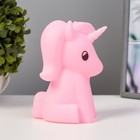Ночник Милый единорог LED от батареек МИКС 6,5х8,5х12 см RISALUX - фото 21764006