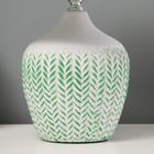 Настольная лампа Латея E14 40Вт бело-фисташковый 20х20х35 см RISALUX - фото 21764035