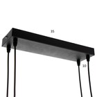 Люстра Ронделл LED 60 Вт 4000К черный 89×35×100 см BayerLux - фото 42256868