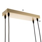 Люстра Ронделл LED 60 Вт 3000К золото 89×35×100 см BayerLux - фото 4369149