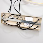 Люстра Ронделл LED 60 Вт 3000К золото 89×35×100 см BayerLux - фото 4369152