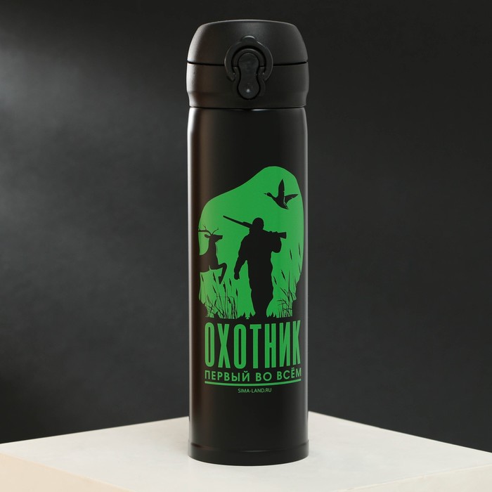Термос «Охотник», 450 мл, время сохранения тепла 10-12 ч - Фото 1