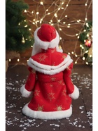 Дед Мороз под ёлку «Зимнее волшебство. Новогодняя игрушка в шубке» двигается, 30 см, красный - Фото 4