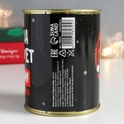 Подарок носки в банке "С новым годом" (внутри носки мужские, цвет чёрный) - фото 24608803
