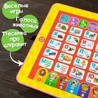 Обучающий планшет «Первые знания», звук, работает от батареек, в пакете - фото 24616967