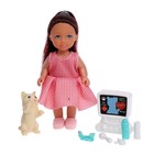 Кукла малышка Lyna с питомцем и аксессуарами, МИКС, в пакете - фото 24476883