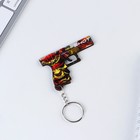 Брелок для ключей деревянный «Пистолет», 6,7 х 4,6 см - Фото 3