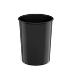Корзина для бумаг и мусора 13.5 литров ErichKrause Classic, литая, черная - фото 9969413