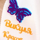 Шапка для бани с аппликацией "Викуля-Красотуля" - фото 9815603