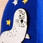 Шапка для бани и сауны, с аппликацией «Игривый Тюлень», полиэфир - Фото 3