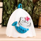 Шапка для бани с аппликацией "Адель" - Фото 1