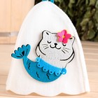 Шапка для бани с аппликацией "Адель" - Фото 2