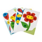 Мозаика для самых маленьких Baby Toys «Бабочка», 4 цвета, 27 элементов - Фото 3