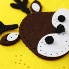 Набор для творчества: панно из фетра на пяльцах «Оленёнок» - фото 21764877