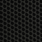 Коврик eva универсальный Grand Caratt, Соты 50 х 67 см, черный - фото 9527384