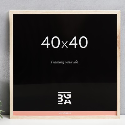 Фоторамка для фото 40×40 см Rock, из дуба