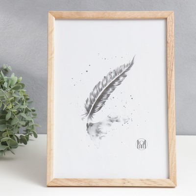 Фоторамка для фото 21×29.7 см, (формат A4) Rock, из дуба