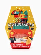 Печенье с предсказанием на новый год «Везу гору счастья», 1 шт. x 6 г. - Фото 4