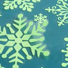 Наклейки на окна "Новогодние" снежинки, 28 х 19 см - Фото 3