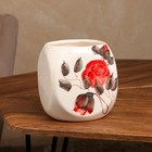 Горшок для цветов "Розы", с узором, разноцветный, керамика, без поддона, 1.2 л, 1 сорт, Иран, микс - Фото 7